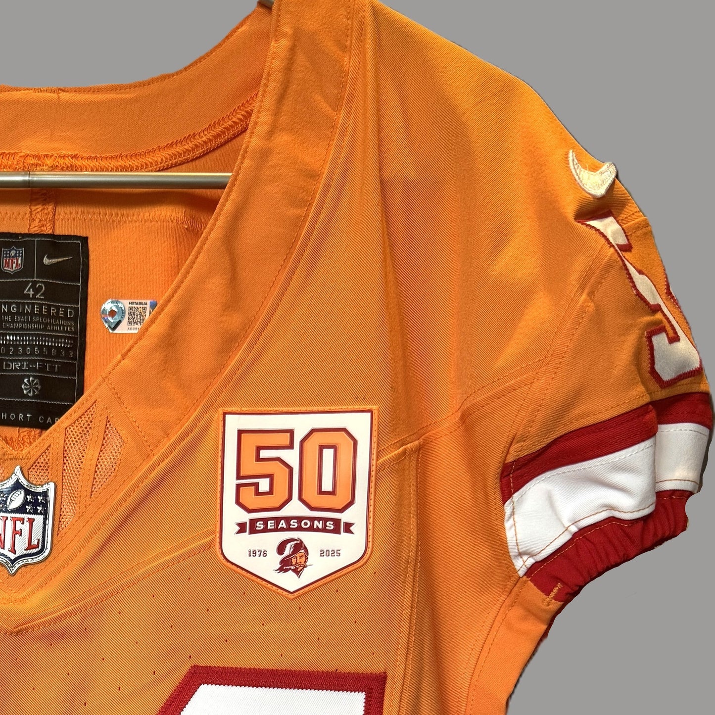 Lavonte David TEAM ISSUED Tampa Bay Buccaneers On-Field NFL Creamsicle 🟧 Jersey Inc.COA