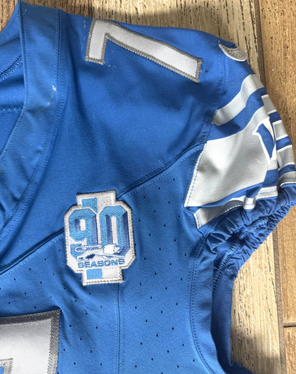 Frank Ragnow GAME WORN 💪 11/19/23 Detroit Lions 🦁 Nike NFL Jersey 👕 vs. Chicago Bears Salute 2 Service game  Inc. PSA Certification 🛡️