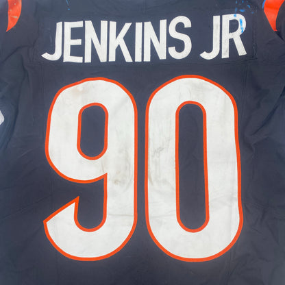 Kris Jenkins Jr. GAME WORN 10/05/25 💪 Cincinnati Bengals 🐅 Nike NFL Jersey vs Detroit Lions inc. COA 🛡️
