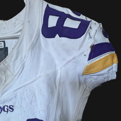 Josh Oliver GAME WORN 💪 09/28/25 PHOTO MATCHED  📸 Minnesota Vikings vs Pittsburgh Steelers NFL Jersey Also includes PSA Authentication