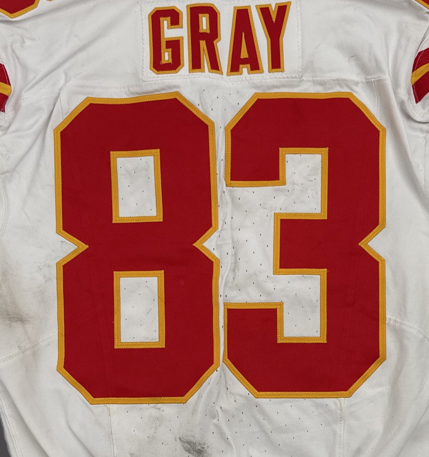 Noah Gray GAME WORN 10/06/25 Kansas City Chiefs Nike NFL Jersey vs. Jaguars inc. COA🛡️
