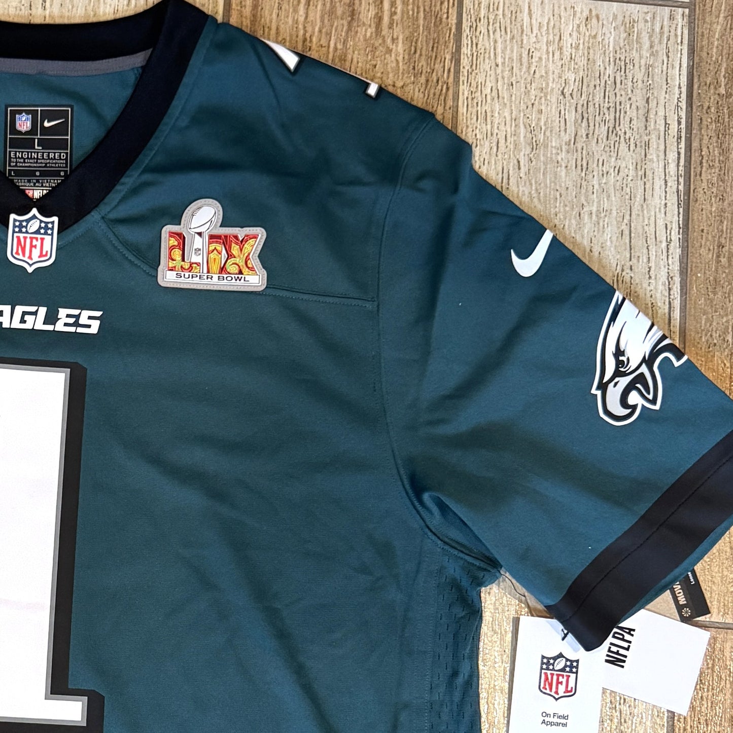 Jalen Hurts Signed✍️Philadelphia Eagles🦅Super Bowl LIX Champions Nike Jersey with "SB LIX MVP" Inscription