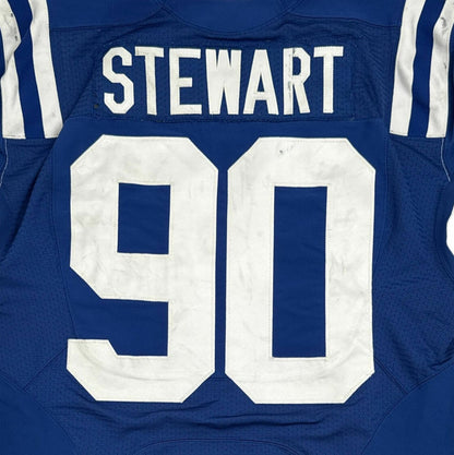 Grover Stewart GAME WORN 💪 Indianapolis Colts 🐎 Nike On-Field NFL Jersey 👕 COA also included 🛡️