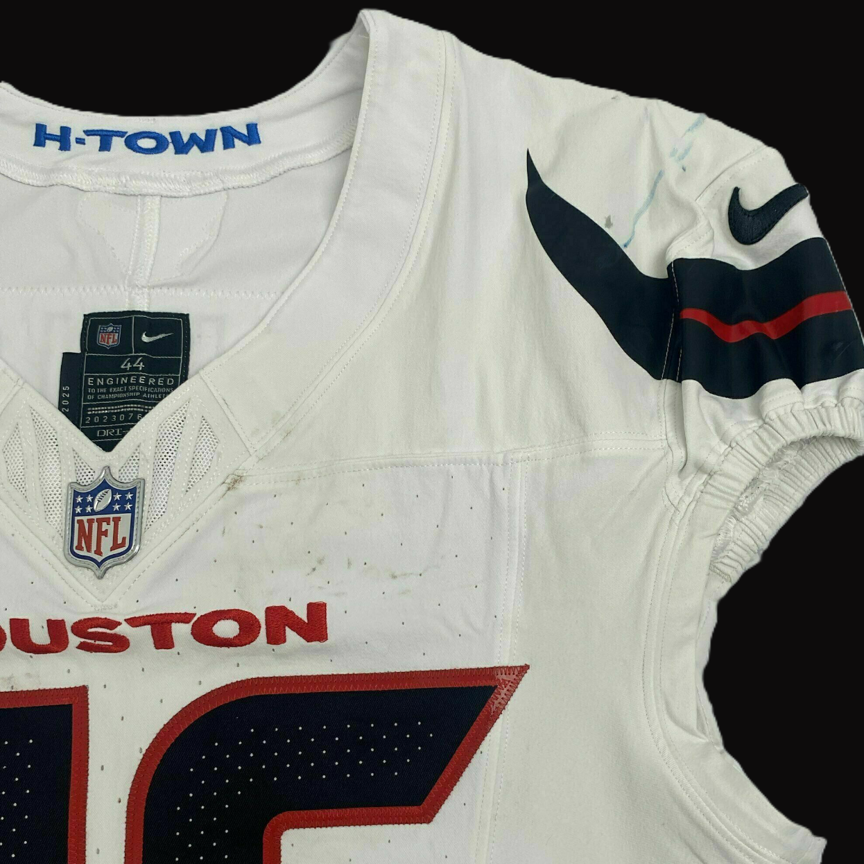 Dalton Schultz GAME WORN 11/16/25 Houston Texans 🐂 Nike NFL Jersey 👕 vs Tennessee Titans Also includes COA