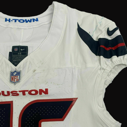 Dalton Schultz GAME WORN 11/16/25 Houston Texans 🐂 Nike NFL Jersey 👕 vs Tennessee Titans Also includes COA