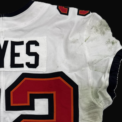 Josh Hayes GAME WORN 💪 10/12/25 Buccaneers Nike On-Field NFL Jersey 👕 vs. 49ers Inc. COA