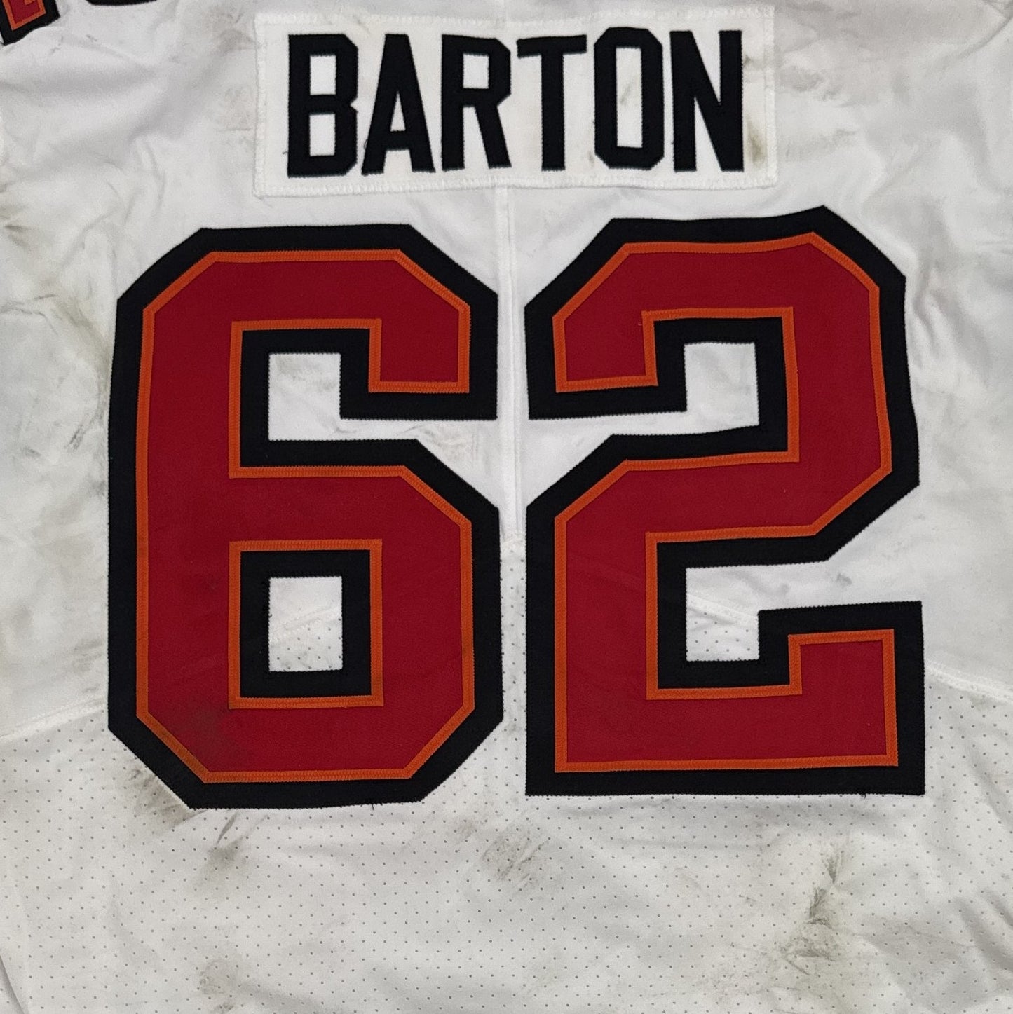 Graham Barton GAME WORN 💪 10/12/25 Tampa Bay Buccaneers Nike On-Field NFL Jersey 👕 vs. 49ers Inc. COA