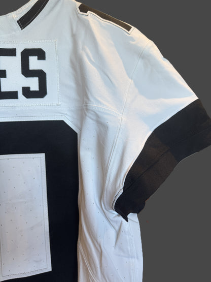 Mac Jones GAME WORN/USED 💪10/13/24 Jacksonville Jaguars 🐆 Nike NFL Jersey 👕 vs. Chicago Bears (London Game🌍) PSA Authenticated 🛡️