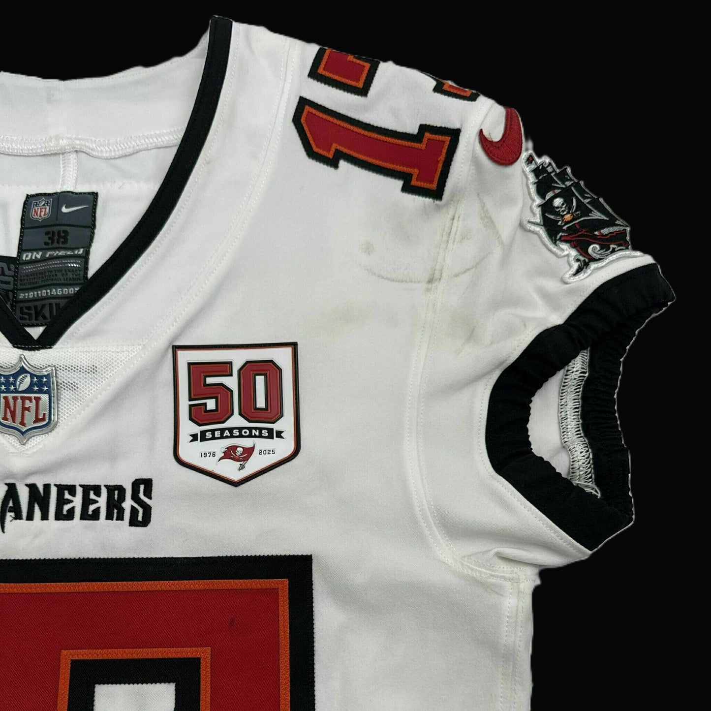 Sterling Shepard Signed & Inscribed GAME WORN 09/07/25 Tampa Bay Buccaneers Nike NFL Jersey vs. Atlanta Falcons Includes COA 📄