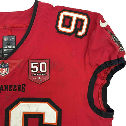 Greg Gaines GAME WORN 12/07/25 Tampa Bay Buccaneers OnField NFL Jersey vs New Orleans Saints Also includes COA 🛡️