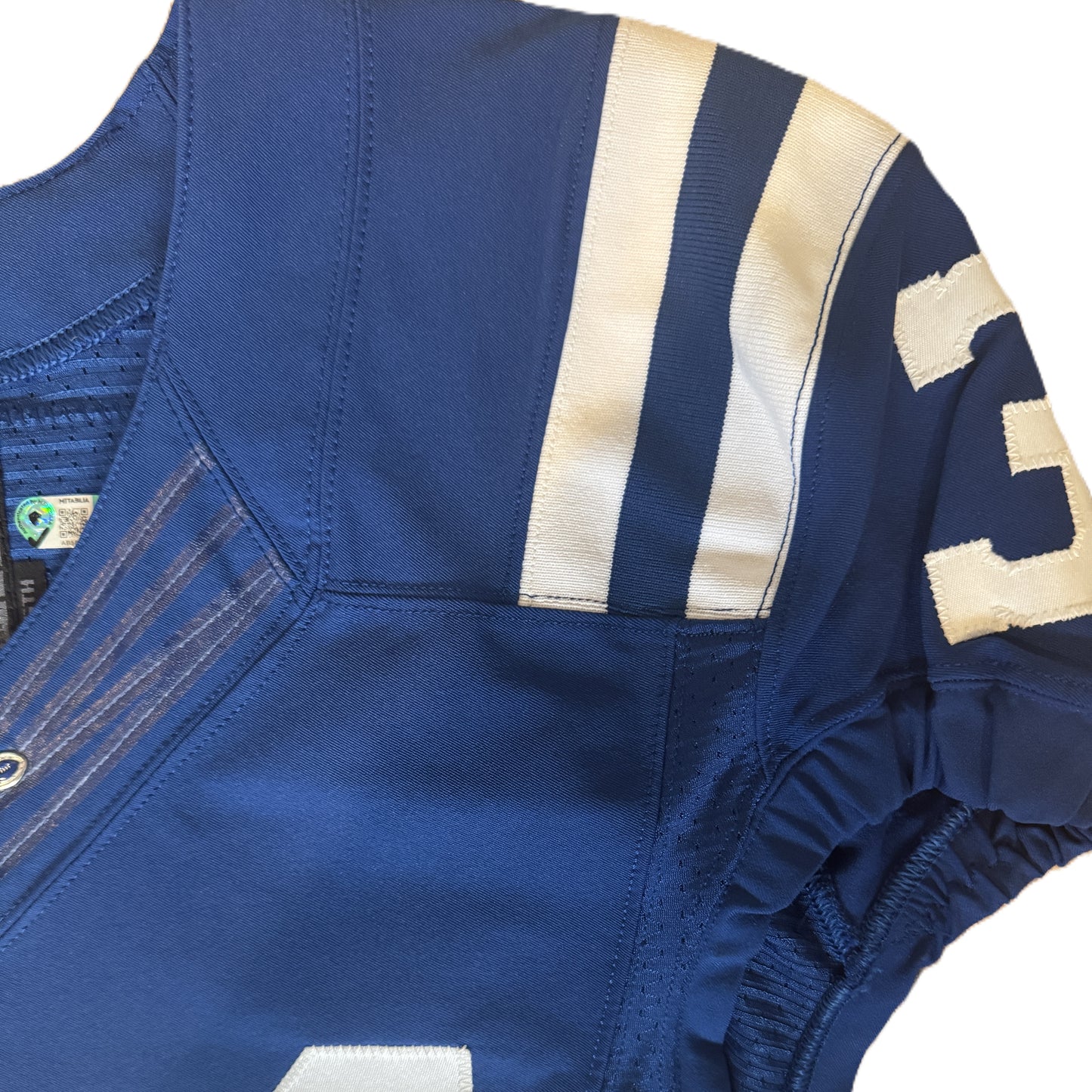Rock Ya-Sin TEAM / GAME ISSUED 💪 Indianapolis Colts 🐎 Nike NFL Jersey 👕 Inc. COA and 100 NFL seasons Patch