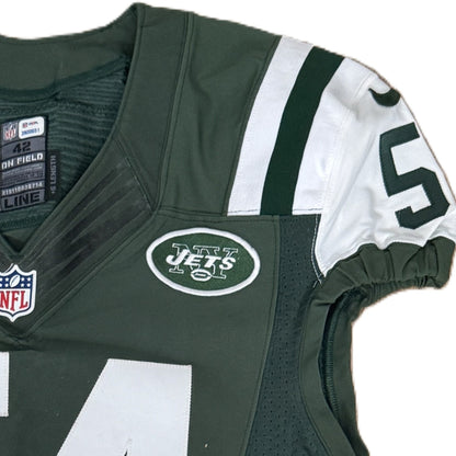 Bruce Carter GAME WORN 💪 New York Jets Nike NFL Jersey 👕 Also with PSA Certificate of Authenticity🛡️