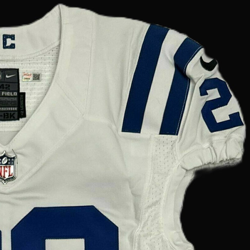 Jonathan Taylor SIGNED TEAM ISSUED 💪 Indianapolis Colts Nike NFL Jersey 👕 Inc COA and Captain's Patch