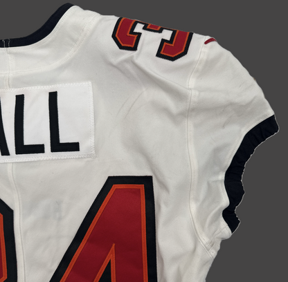 Bryce Hall GAME-WORN 8/23/25 Tampa Bay Buccaneers OnField NFL Jersey vs.Bills