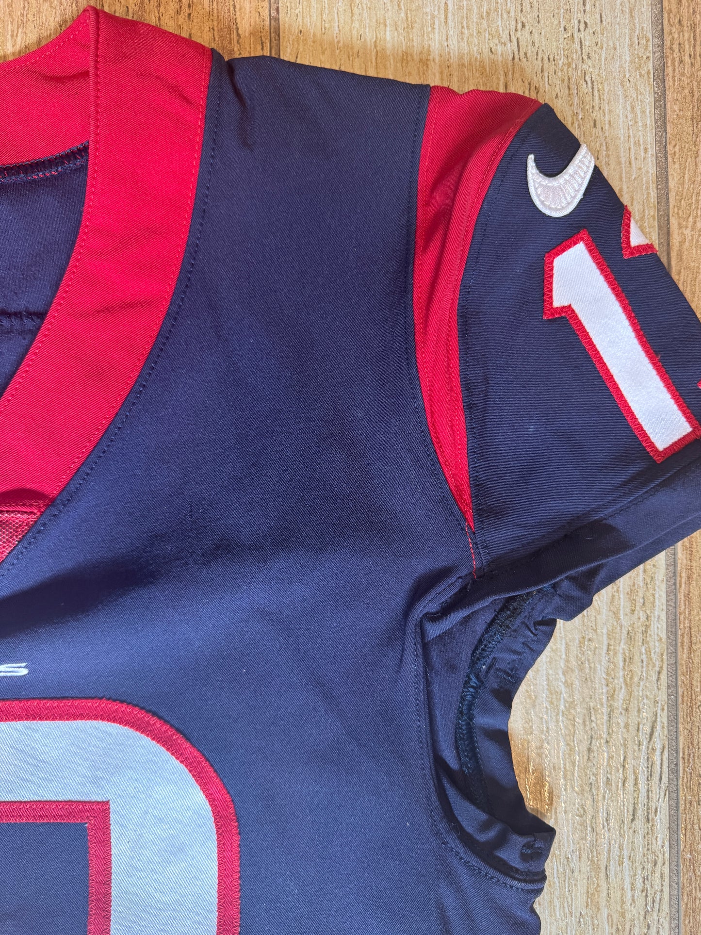 Brandin Cooks GAME WORN 💪 10/10/2021 PHOTO MATCHED 📸 Houston Texans NFL Jersey 🎽 vs. New England Patriots Also inc. PSA Authenticity 🛡️