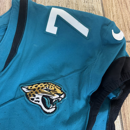 Cole Van Lanen GAME WORN 💪 10/19/25 Jacksonville Jaguars 🐆NFL Jersey 👕vs Los Angeles Rams Also Includes PSA Certificate of Authenticity 🛡️