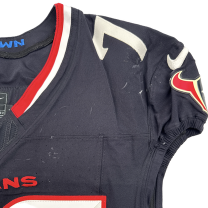 Juice Scruggs GAME WORN 💪 09/28/2025 Houston Texans Nike NFL Jersey 🎽 vs. Tennessee Titans