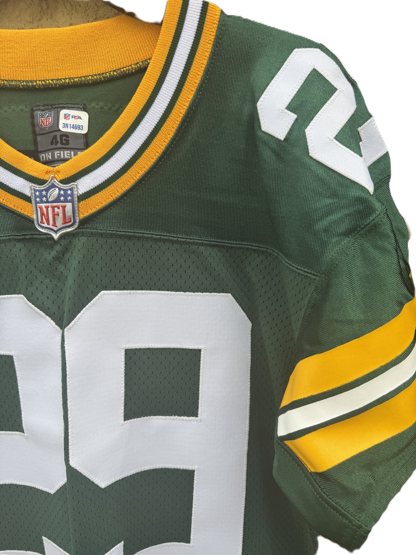 Xavier McKinney Hand SIGNED ✍️ and TEAM-ISSUED 💪 Green Bay Packers Authentic NFL Jersey👕Also includes PSA Authentication 📏