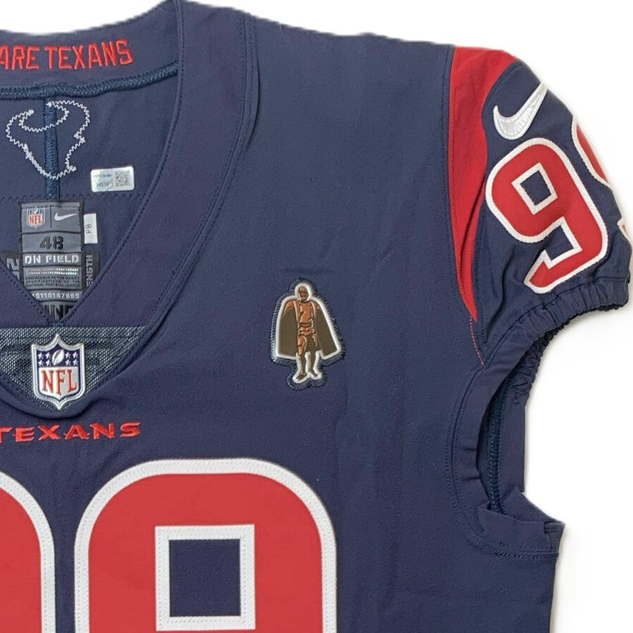 J.J. Watt TEAM / GAME ISSUED Color Rush 🎨 Houston Texans Nike NFL Jersey Inc COA 🛡️