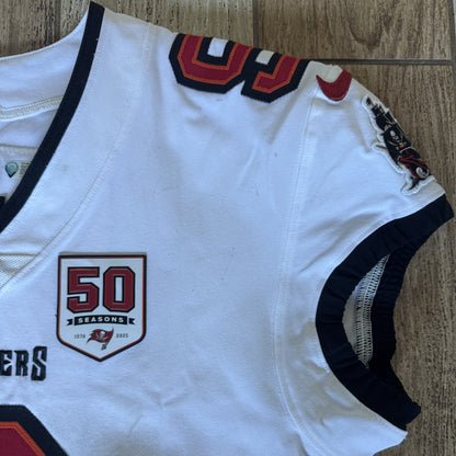 Riley Dixon GAME WORN 💪 11/09/25 Buccaneers On-Field NFL Jersey 👕 vs. Patriots Includes COA 📄