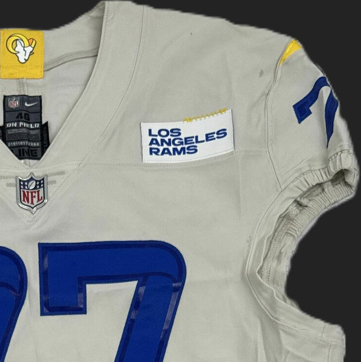 Alaric Jackson GAME ISSUED Los Angeles Rams Nike NFL On-Field Jersey 👕 Inc. COA 🔥