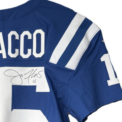 Joe Flacco Hand SIGNED ✍️ TEAM ISSUED 💪 Indianapolis Colts NFL Nike Jersey 👕 Inc. COA 🛡️