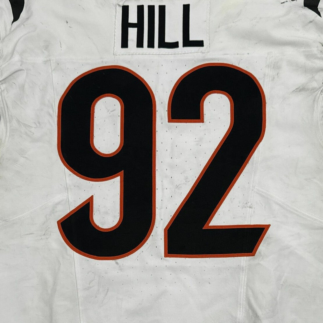 B.J. Hill GAME WORN 💪 10/16/25 Cincinnati Bengals Nike NFL Jersey vs. Steelers inc. COA 🛡️