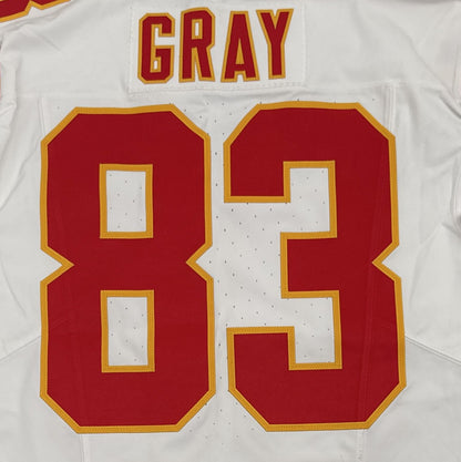 Noah Gray GAME ISSUED 💪 09/21/25 Kansas City Chiefs NFL Jersey 🎽 vs. Giants Inc. Certification 🛡️