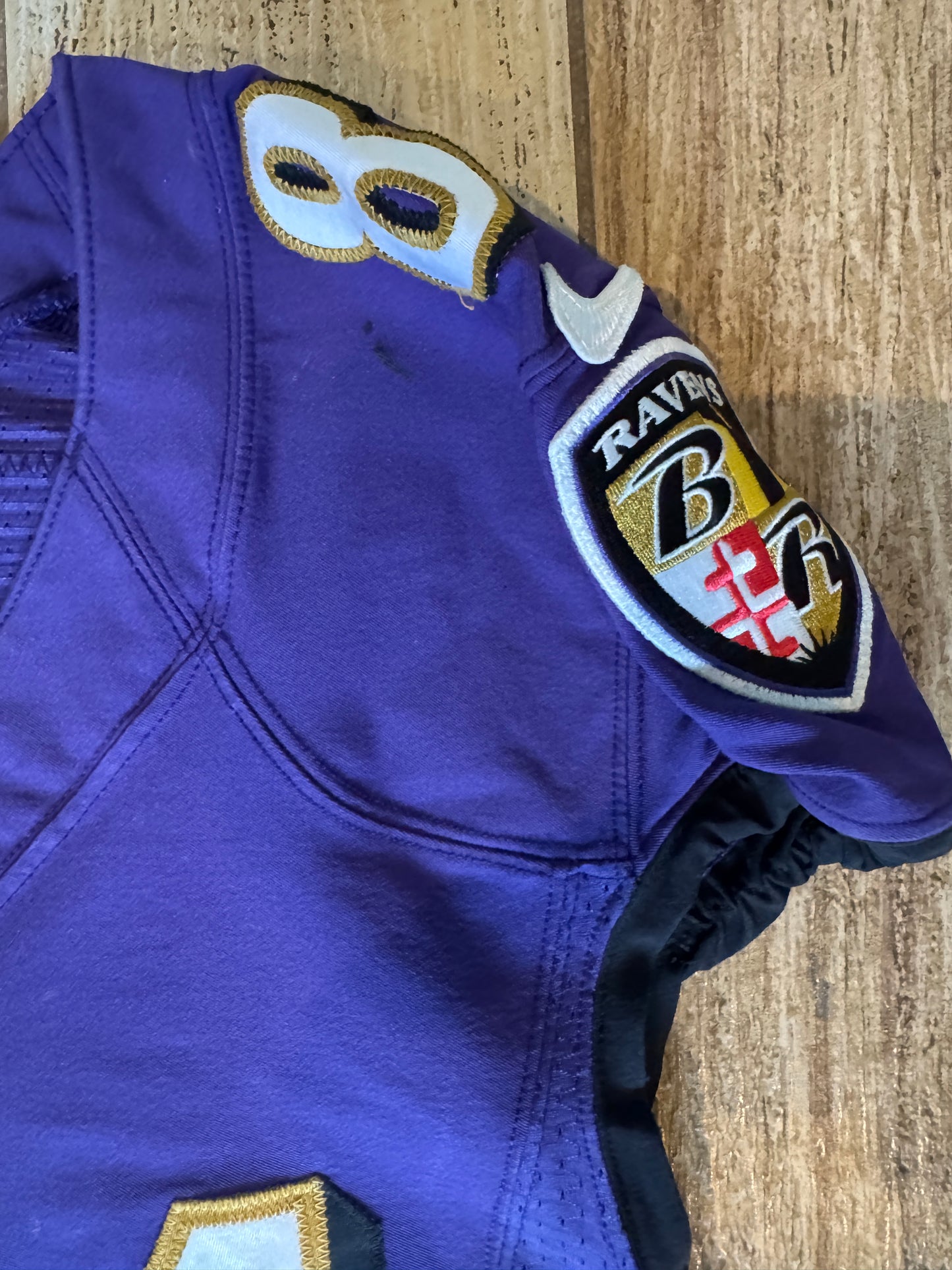 Josh Oliver GAME WORN💪11/20/22 Ravens💜vs. Panthers🐾On-Field NFL Nike Jersey Worn during the November 20, 2022 victory vs. Carolina Panthers