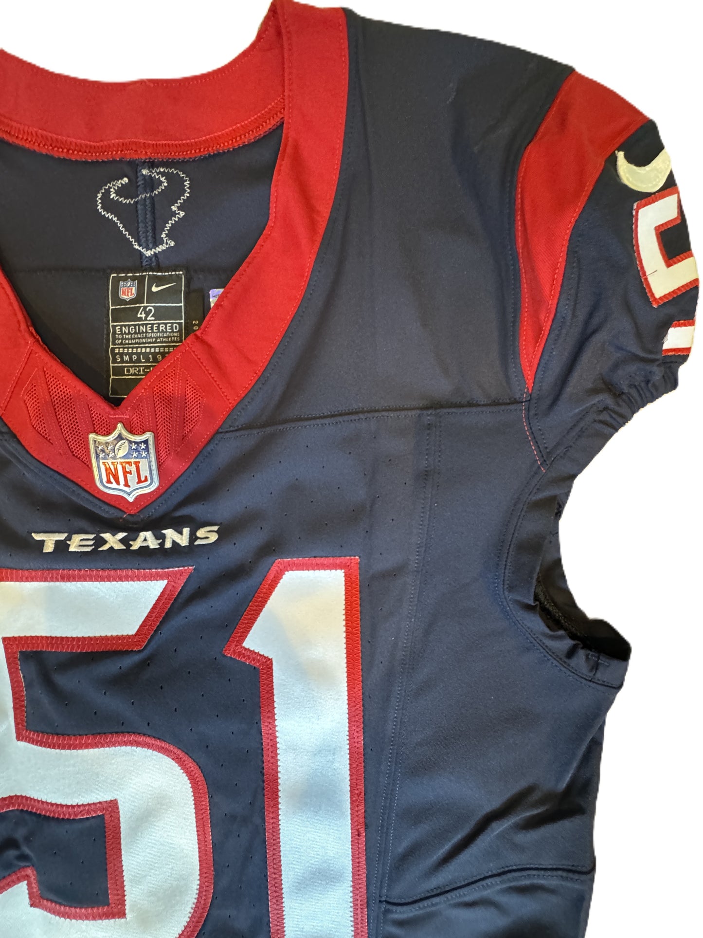 Will Anderson Jr TEAM ISSUED 💪 Houston Texans Nike NFL Jersey 👕 Includes COA 🛡️💯
