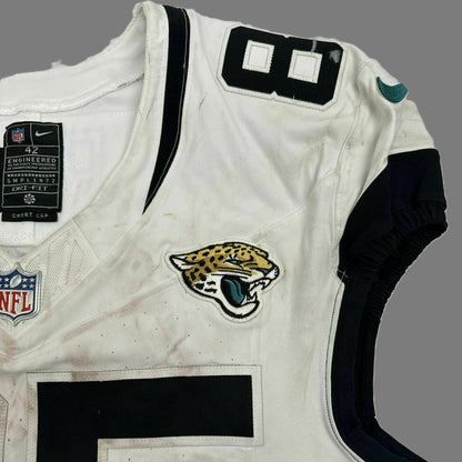 Brenton Strange GAME WORN 11/23/25 Jacksonville Jaguars 🐆 NFL Jersey vs Arizona Cardinals Also Includes Certificate of Authenticity