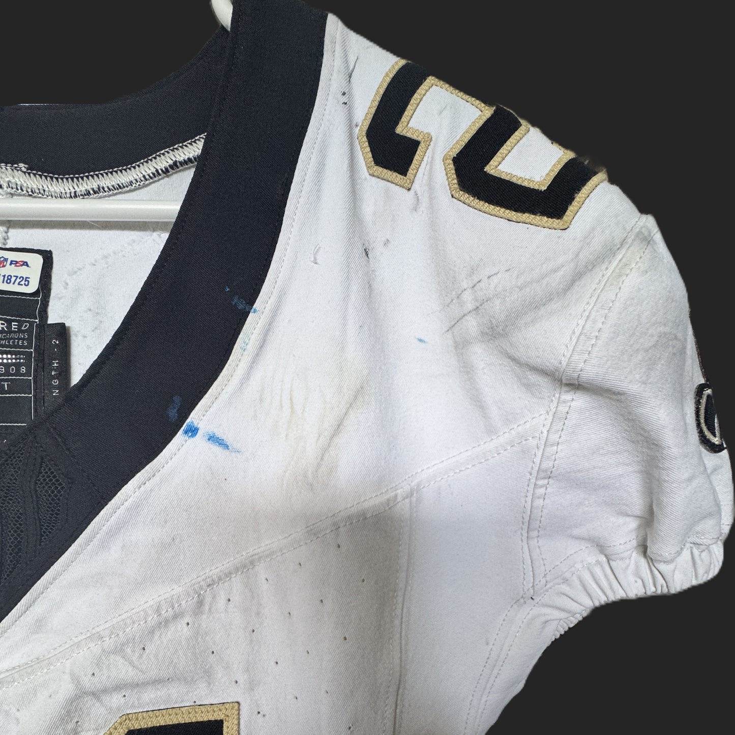 Justin Reid GAME WORN 💪 11/02/25 PHOTO MATCHED 📸 Saints NFL Jersey 🎽 vs Rams Includes Proof of Authenticity 🛡️