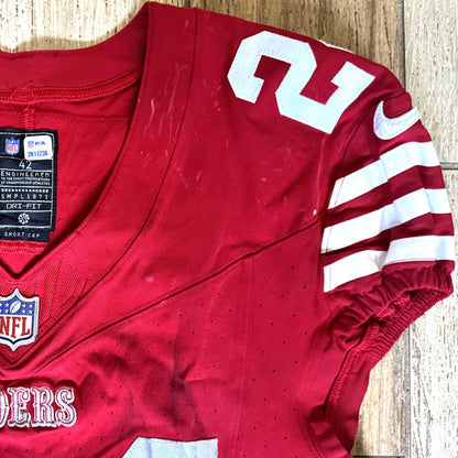 Jordan Mason GAME WORN 10/20/24 PHOTO MATCHED 📸 San Francisco 49ers NFL Jersey 👕 vs Kansas City Chiefs Also includes PSA COA 🛡️
