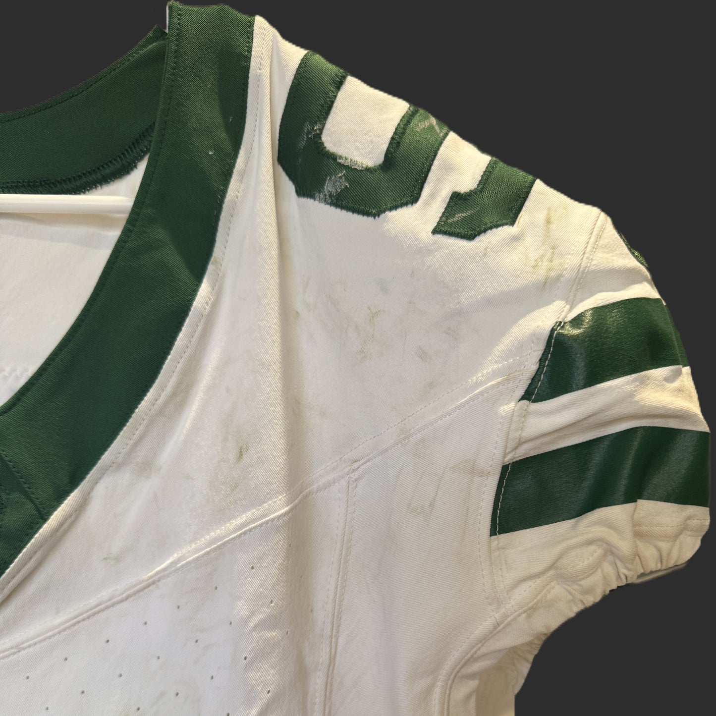 Solomon Thomas GAME WORN 💪 10/20/24 New York Jets Nike NFL Jersey 👕 vs Pittsburgh Steelers Also includes Professional Sports Authenticator 🛡️