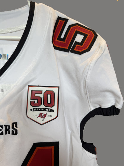 Lavonte David TEAM-ISSUED💪Tampa Bay Buccaneers🏴‍☠On-Field Nike NFL Jersey🎽White