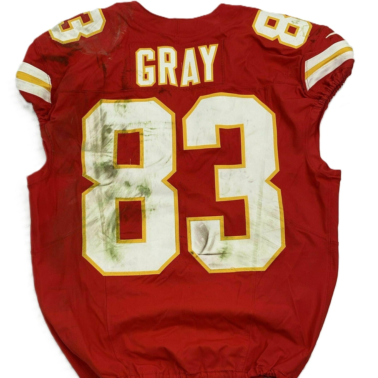 Noah Gray GAME WORN 10/27/25 Kansas City Chiefs Nike NFL Jersey vs. Commanders Inc. COA 🛡️
