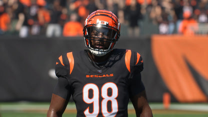 Sheldon Rankins GAME WORN 11/03/24💪PHOTO MATCHED📸Cincinnati Bengals NFL Jersey vs. Las Vegas Raiders Inc. PSA COA