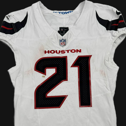 Nick Chubb GAME WORN 💪 09/15/25 Houston Texans Nike NFL Jersey 🎽vs. Tampa Bay Buccaneers - COA also included