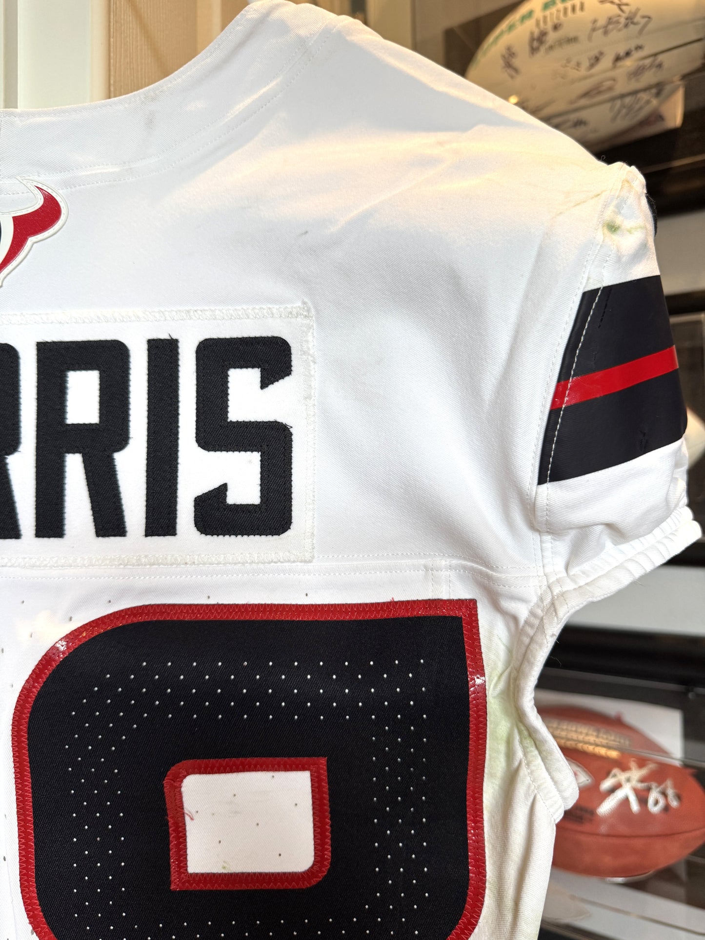 Christian Harris Playoff GAME WORN 💪 01/18/2024 Houston Texans Nike NFL Jersey 🎽 vs. Kansas City Chiefs