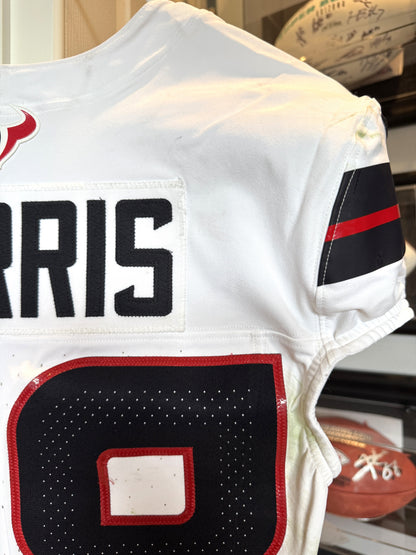 Christian Harris Playoff GAME WORN 💪 01/18/2024 Houston Texans Nike NFL Jersey 🎽 vs. Kansas City Chiefs