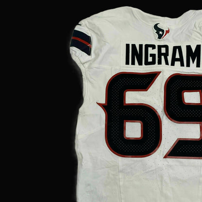 Ed Ingram GAME WORN 10/20/25 Houston Texans Nike NFL Jersey vs Seattle Seahawks Inc. COA