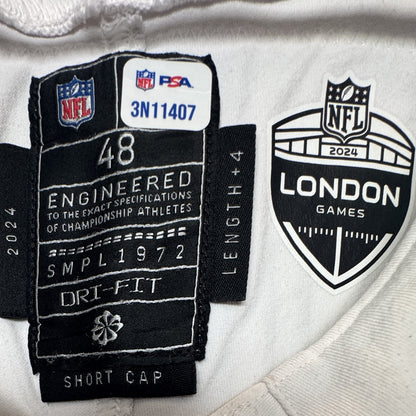 Cam Robinson GAME USED 💪 10/13/24 Jacksonville Jaguars 🐆 Nike NFL Jersey 👕 Inc. PSA COA 🛡️ vs. Chicago Bears (NFL London Game) 🌍