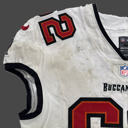 Graham Barton GAME WORN 💪 10/12/25 Tampa Bay Buccaneers Nike On-Field NFL Jersey 👕 vs. 49ers Inc. COA