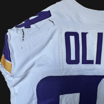 Josh Oliver GAME WORN 💪 09/28/25 PHOTO MATCHED  📸 Minnesota Vikings vs Pittsburgh Steelers NFL Jersey Also includes PSA Authentication