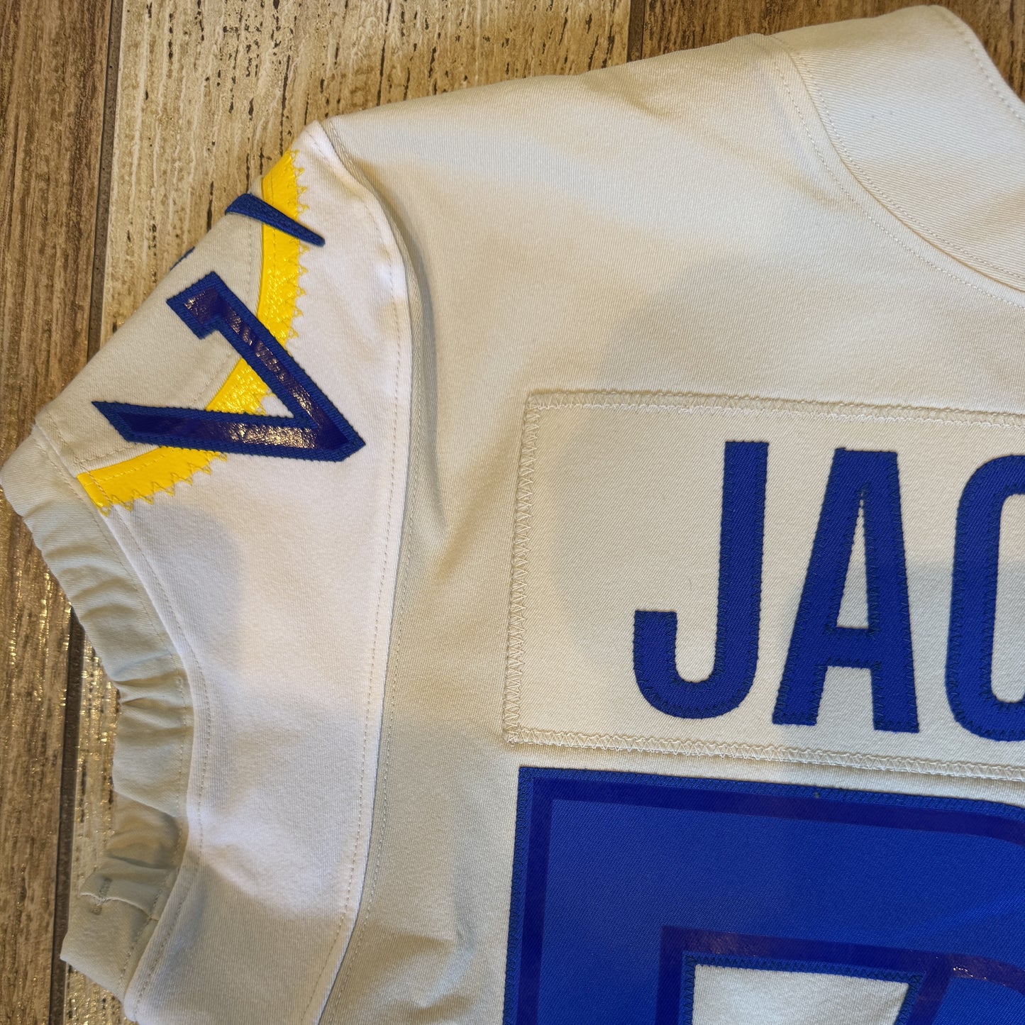 Alaric Jackson GAME ISSUED Los Angeles Rams Nike NFL On Field Jersey Inc. Certificate of Authenticity 📏