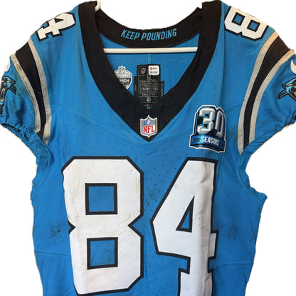 Feleipe Franks GAME WORN 💪 11/10/24 Carolina Panthers 🐆 NFL Jersey 👕 vs. Giants – NFL Munich Game - PSA Certified