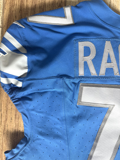Frank Ragnow GAME WORN 💪 11/19/23 Detroit Lions 🦁 Nike NFL Jersey 👕 vs. Chicago Bears Salute 2 Service game  Inc. PSA Certification 🛡️