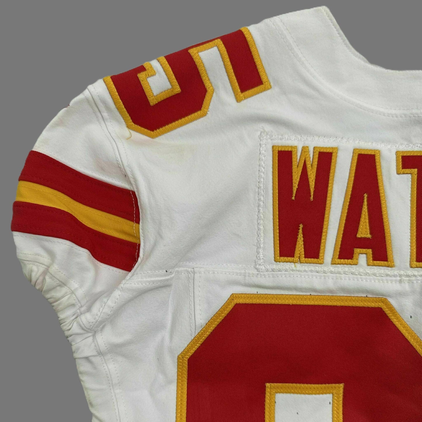 Jaylen Watson GAME WORN 11/16/25 Kansas City Chiefs Nike NFL Jersey vs Denver Broncos Also includes COA