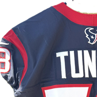 Laremy Tunsil GAME WORN 💪 10/15/2023 PHOTO MATCHED 📸 Houston Texans Nike NFL Jersey🎽 vs. New Orleans Saints (Crucial Catch Game)