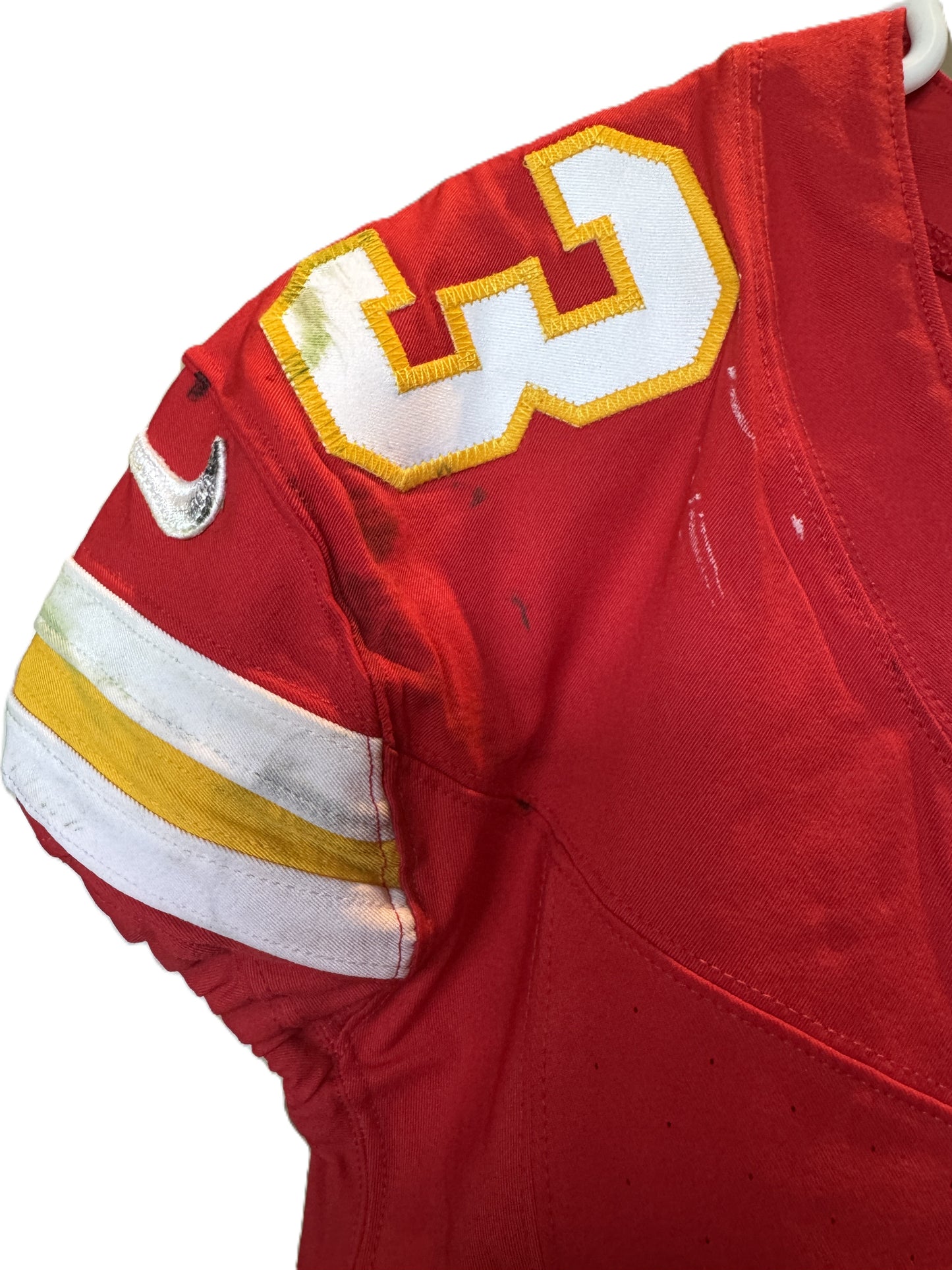 Drue Tranquill GAME-USED💪09/28/25 Kansas City Chiefs NFL Jersey🎽vs. Baltimore Ravens